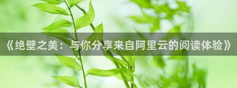 哔咔漫画苹果：《绝壁之美：与你分享来自阿里云的阅读体验》